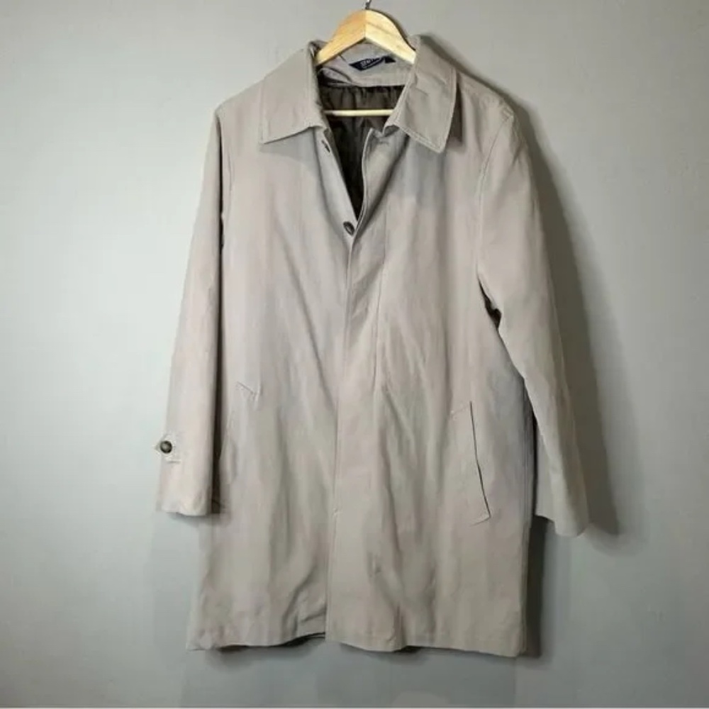 💋Stafford Trench Coat used couple of times LIKE NEW